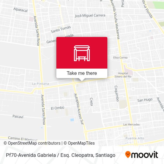 Pf70-Avenida Gabriela / Esq. Cleopatra map