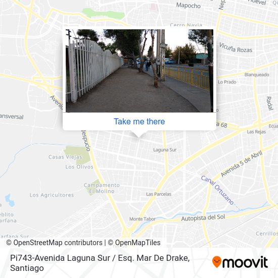 Pi743-Avenida Laguna Sur / Esq. Mar De Drake map