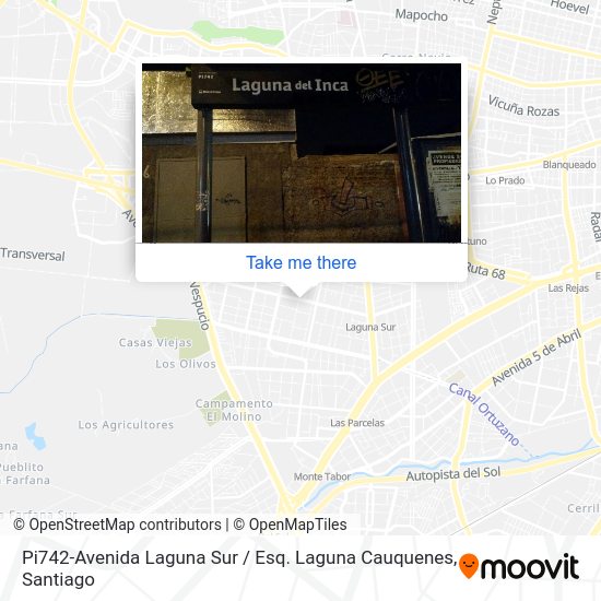 Pi742-Avenida Laguna Sur / Esq. Laguna Cauquenes map