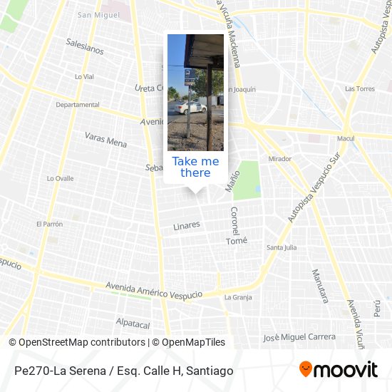 Pe270-La Serena / Esq. Calle H map