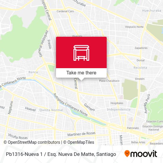 Mapa de Pb1316-Nueva 1 / Esq. Nueva De Matte