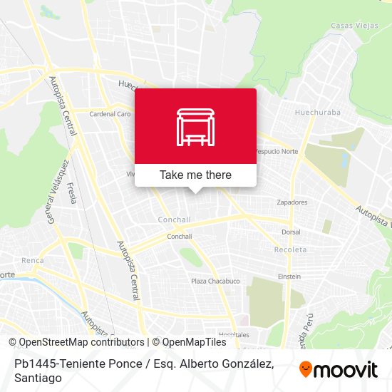Mapa de Pb1445-Teniente Ponce / Esq. Alberto González
