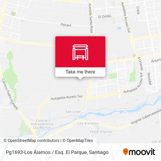 Pg1693-Los Álamos / Esq. El Parque map