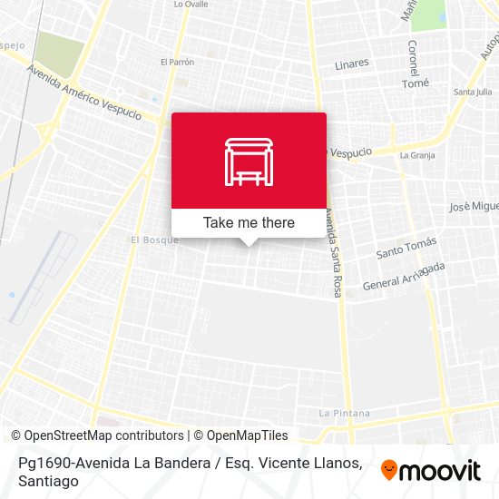Pg1690-Avenida La Bandera / Esq. Vicente Llanos map