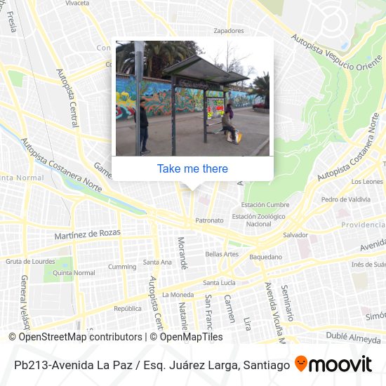 Mapa de Pb213-Avenida La Paz / Esq. Juárez Larga