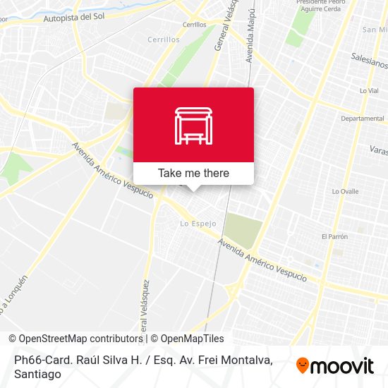 Ph66-Card. Raúl Silva H. / Esq. Av. Frei Montalva map