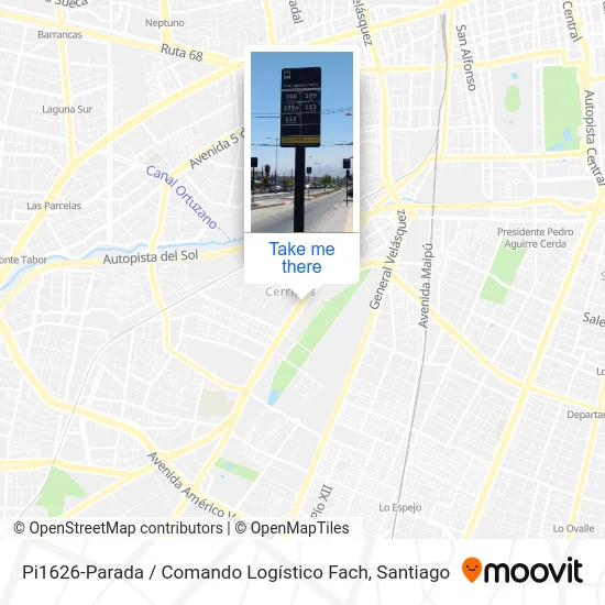 Pi1626-Parada / Comando Logístico Fach map
