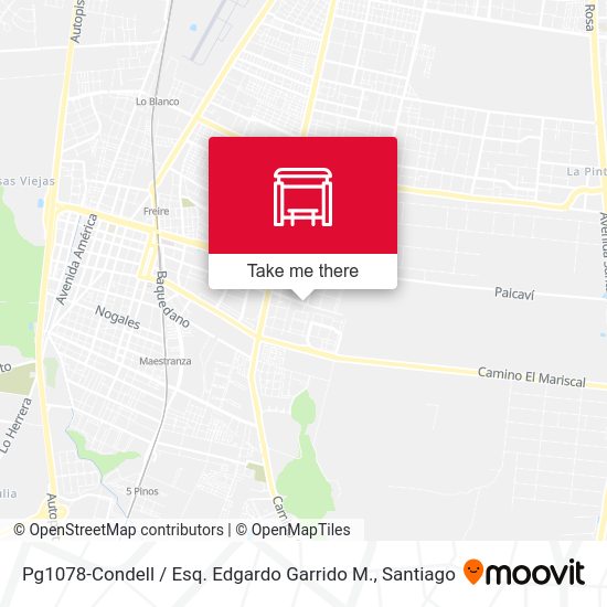 Pg1078-Condell / Esq. Edgardo Garrido M. map