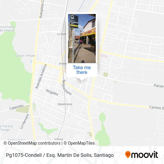 Pg1075-Condell / Esq. Martín De Solis map
