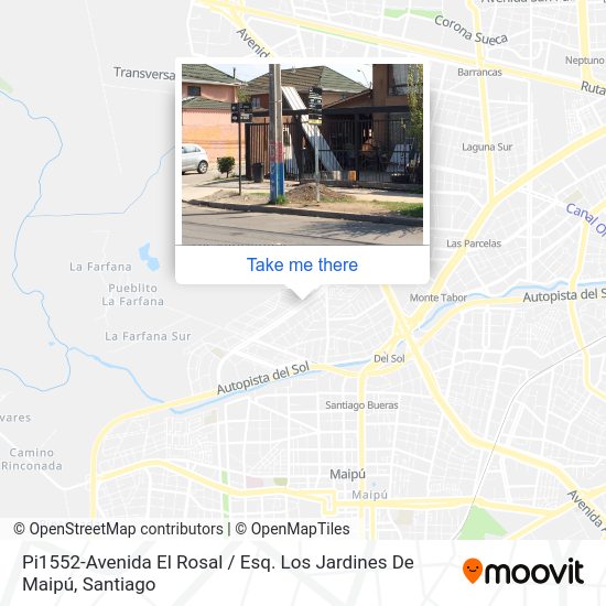 Pi1552-Avenida El Rosal / Esq. Los Jardines De Maipú map