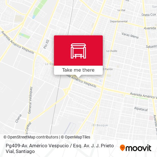 Mapa de Pg409-Av. Américo Vespucio / Esq. Av. J. J. Prieto Vial