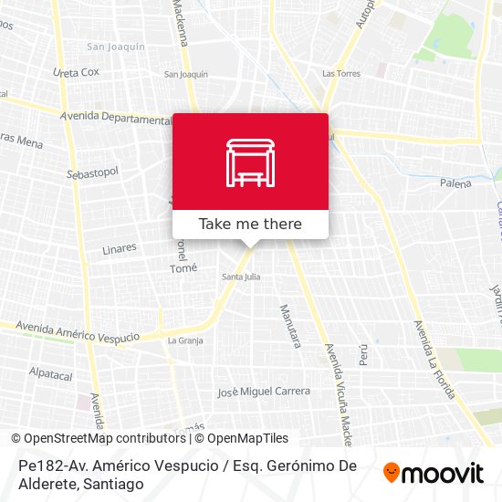 Pe182-Av. Américo Vespucio / Esq. Gerónimo De Alderete map