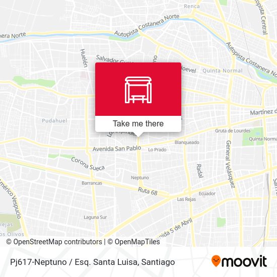 Pj617-Neptuno / Esq. Santa Luisa map