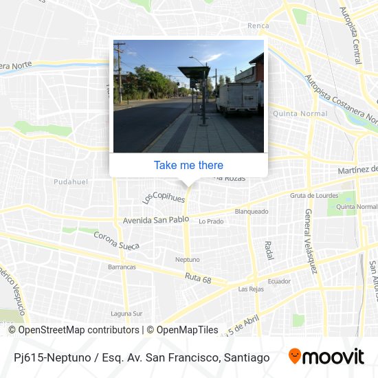 Pj615-Neptuno / Esq. Av. San Francisco map