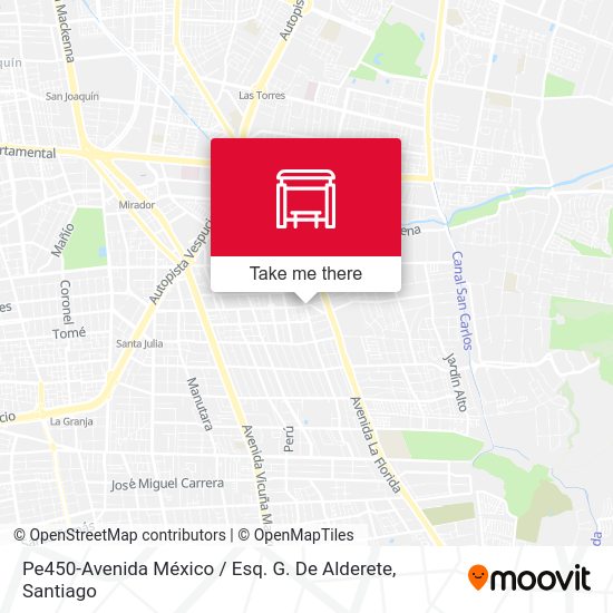 Mapa de Pe450-Avenida México / Esq. G. De Alderete