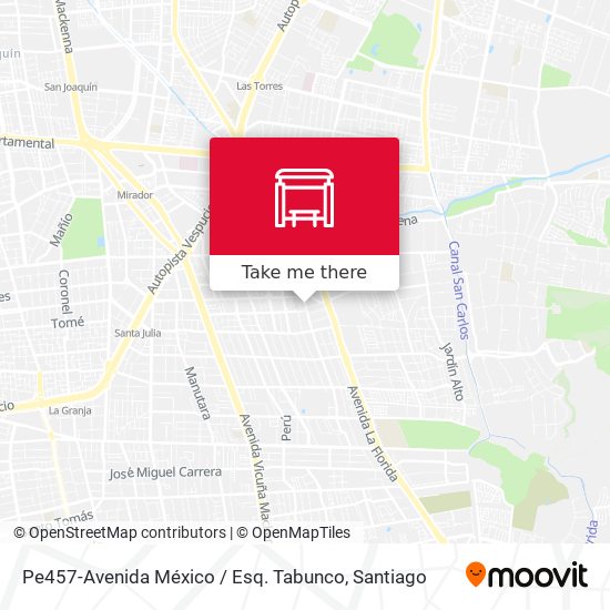 Pe457-Avenida México / Esq. Tabunco map