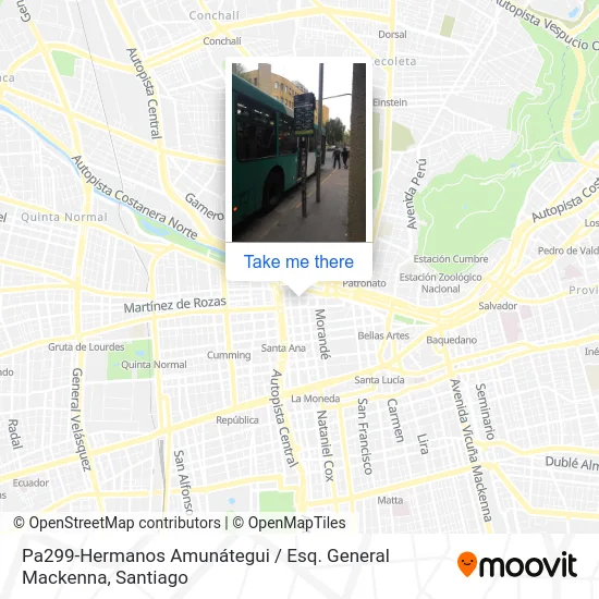 Pa299-Hermanos Amunátegui / Esq. General Mackenna map