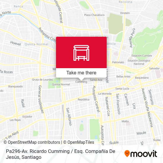 Pa296-Av. Ricardo Cumming / Esq. Compañía De Jesús map