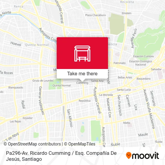 Pa296-Av. Ricardo Cumming / Esq. Compañía De Jesús map