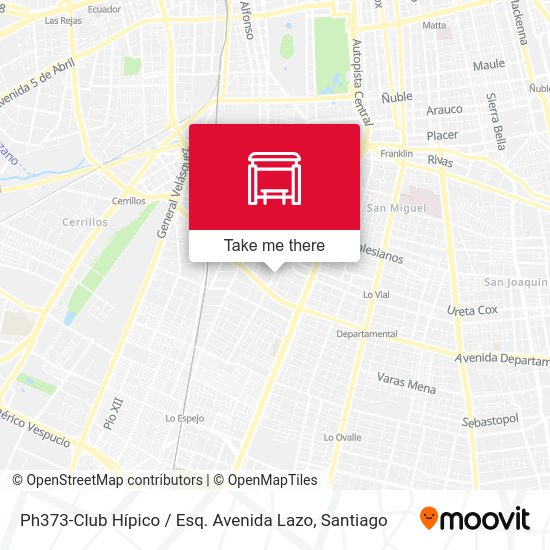 Ph373-Club Hípico / Esq. Avenida Lazo map