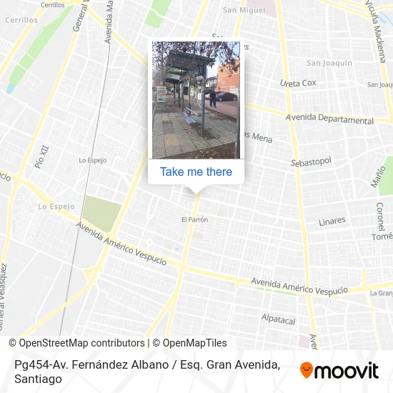 Pg454-Av. Fernández Albano / Esq. Gran Avenida map