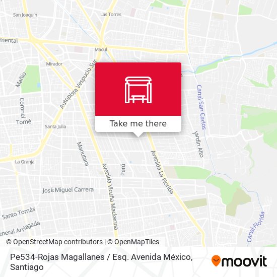 Pe534-Rojas Magallanes / Esq. Avenida México map