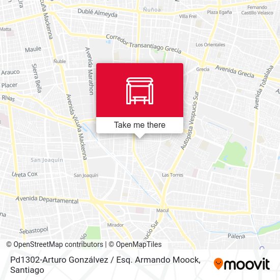 Pd1302-Arturo Gonzálvez / Esq. Armando Moock map