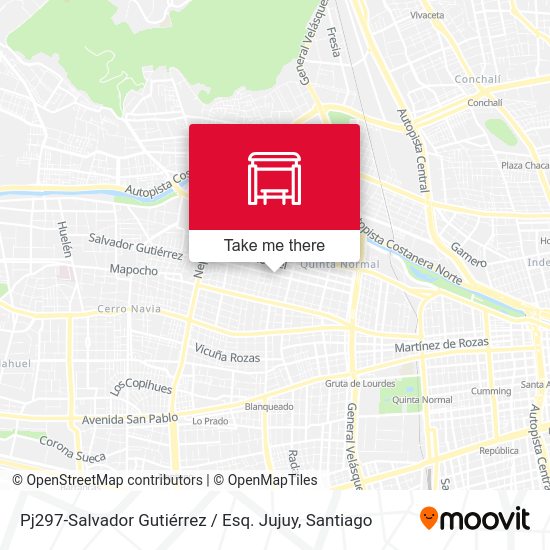 Mapa de Pj297-Salvador Gutiérrez / Esq. Jujuy