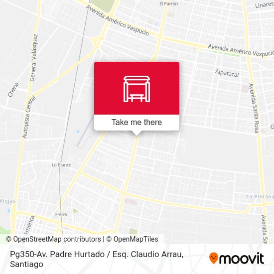 Mapa de Pg350-Av. Padre Hurtado / Esq. Claudio Arrau