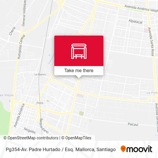 Pg354-Av. Padre Hurtado / Esq. Mallorca map