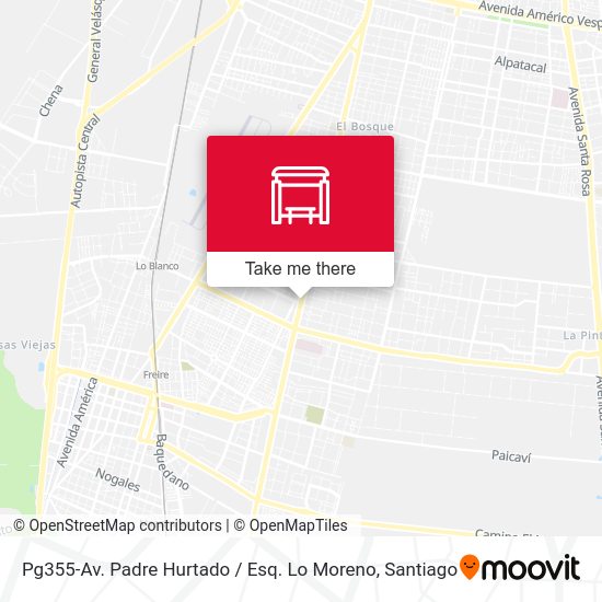 Pg355-Av. Padre Hurtado / Esq. Lo Moreno map