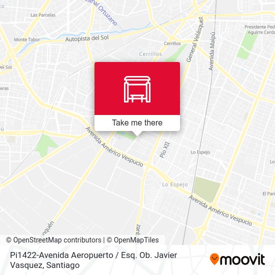 Mapa de Pi1422-Avenida Aeropuerto / Esq. Ob. Javier Vasquez