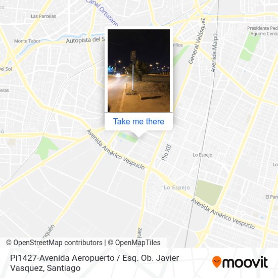 Pi1427-Avenida Aeropuerto / Esq. Ob. Javier Vasquez map