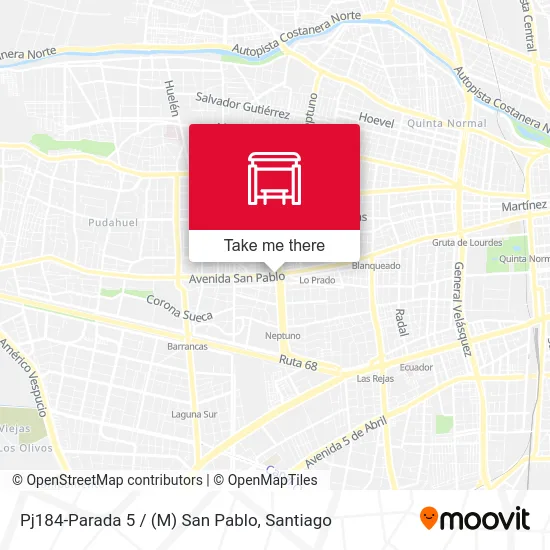 Pj184-Parada 5 / (M) San Pablo map