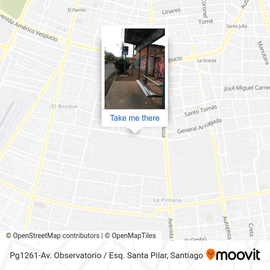 Pg1261-Av. Observatorio / Esq. Santa Pilar map