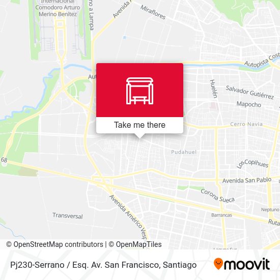 Mapa de Pj230-Serrano / Esq. Av. San Francisco