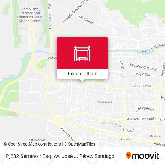 Pj232-Serrano / Esq. Av. José J. Pérez map