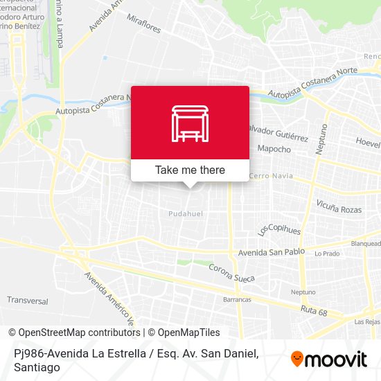 Mapa de Pj986-Avenida La Estrella / Esq. Av. San Daniel