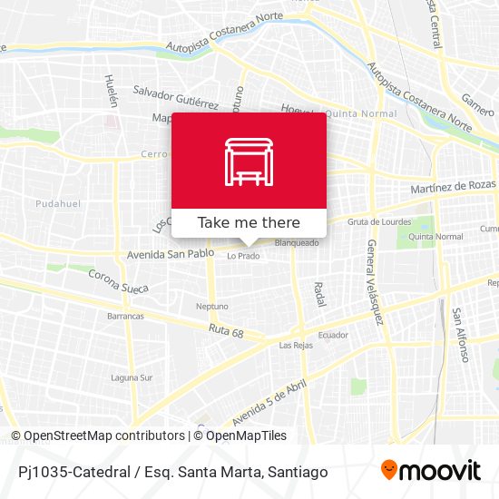 Pj1035-Catedral / Esq. Santa Marta map