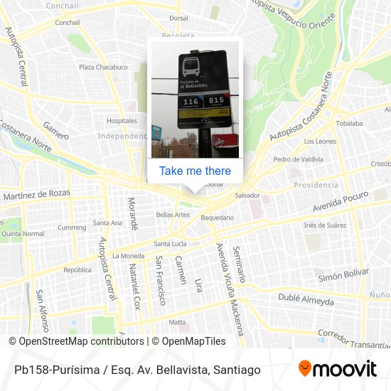 Pb158-Purísima / Esq. Av. Bellavista map