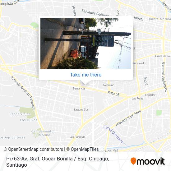 Mapa de Pi763-Av. Gral. Oscar Bonilla / Esq. Chicago