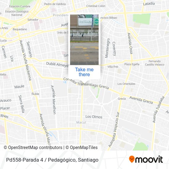 Mapa de Pd558-Parada 4 / Pedagógico