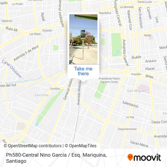 Ph580-Central Nino García / Esq. Mariquina map