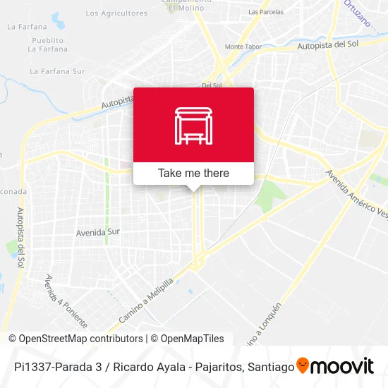 Pi1337-Parada 3 / Ricardo Ayala - Pajaritos map