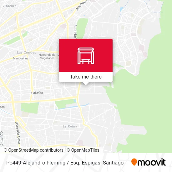 Pc449-Alejandro Fleming / Esq. Espigas map