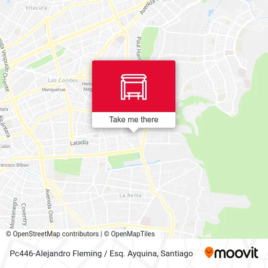 Pc446-Alejandro Fleming / Esq. Ayquina map
