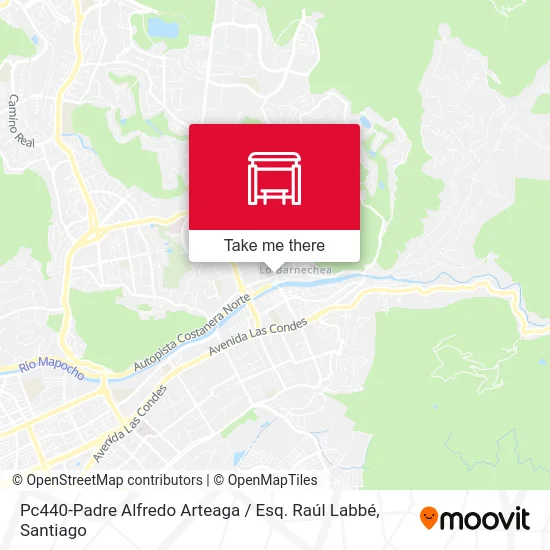 Pc440-Padre Alfredo Arteaga / Esq. Raúl Labbé map