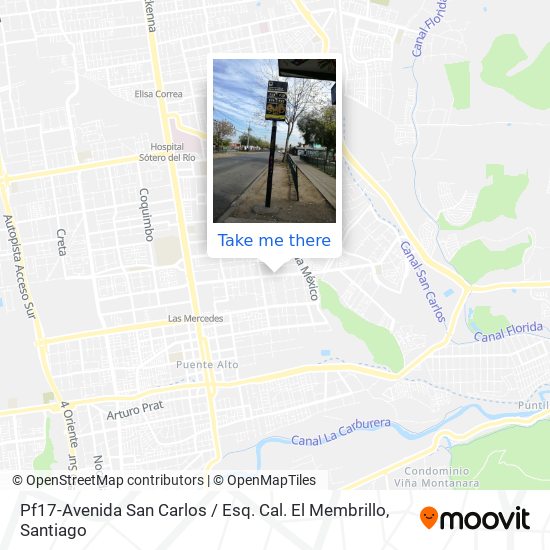 Pf17-Avenida San Carlos / Esq. Cal. El Membrillo map