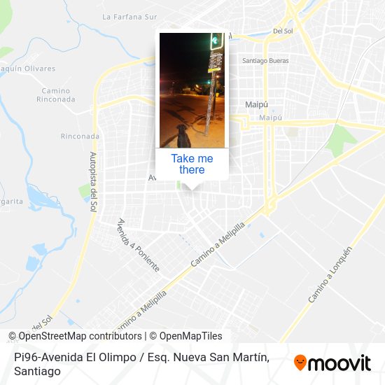 Pi96-Avenida El Olimpo / Esq. Nueva San Martín map