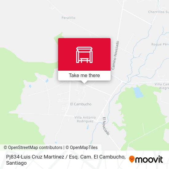 Mapa de Pj834-Luis Cruz Martínez / Esq. Cam. El Cambucho